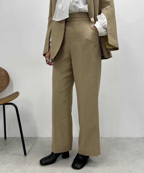 SHENERY(シーナリー)の「リネンライクグルカワイドパンツ(その他パンツ・レディース・ベージュ/ネイビー・38/36)」の17枚目の写真