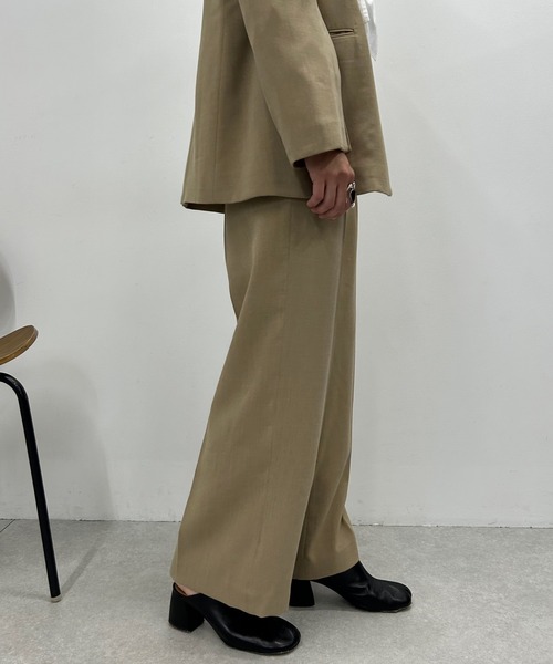 SHENERY（シーナリー）の「リネンライクグルカワイドパンツ（その他