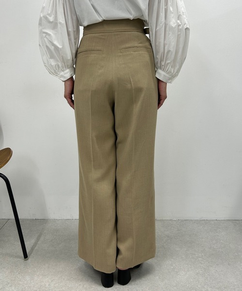 SHENERY(シーナリー)の「リネンライクグルカワイドパンツ(その他パンツ・レディース・ベージュ/ネイビー・38/36)」の16枚目の写真