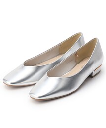 OPAQUE.CLIP | ≪ヒルナンデス！で紹介≫ メタルパーツVフラットパンプス【抗菌防臭/2㎝ヒール】(パンプス)