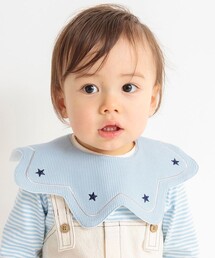 BRANSHES | 【ベビー】星刺繍ワッフルスタイ(スタイ/よだれかけ)