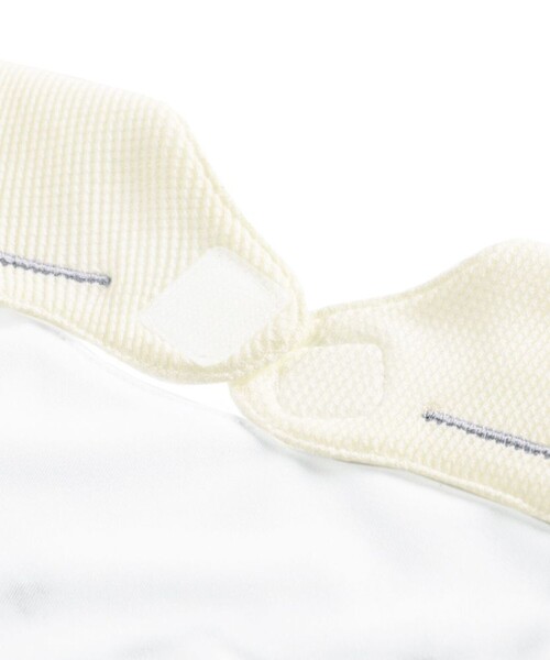 BRANSHES(ブランシェス)の「【ベビー】星刺繍ワッフルスタイ(スタイ/よだれかけ・キッズ・アイボリー/ブルー・FREE)」の6枚目の写真