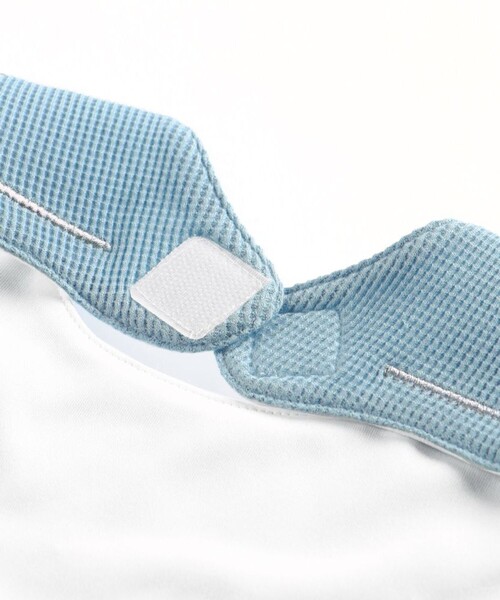 BRANSHES(ブランシェス)の「【ベビー】星刺繍ワッフルスタイ(スタイ/よだれかけ・キッズ・アイボリー/ブルー・FREE)」の12枚目の写真