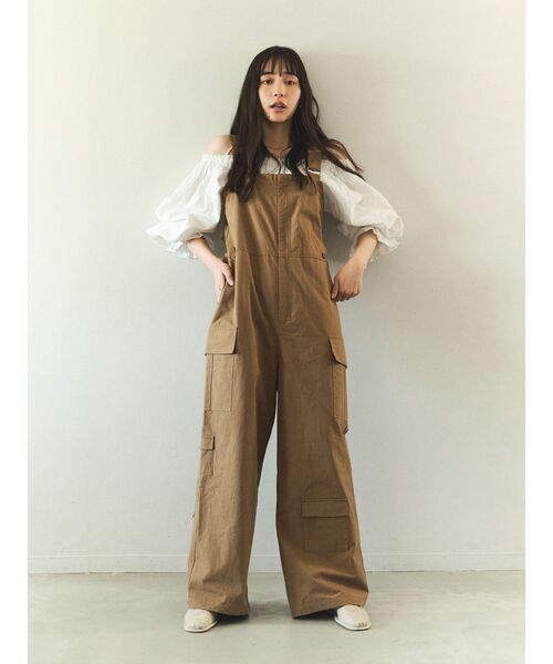 Ungrid（アングリッド）の「オフショルギャザーボリュームブラウス（シャツ/ブラウス・レディース・オフホワイト/オレンジ・FREE）」の12枚目の写真