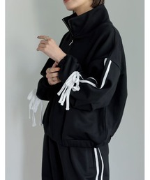 Re:EDIT | [2024SS PRE ORDER]裏毛サイドラインリボンブルゾン(ブルゾン)