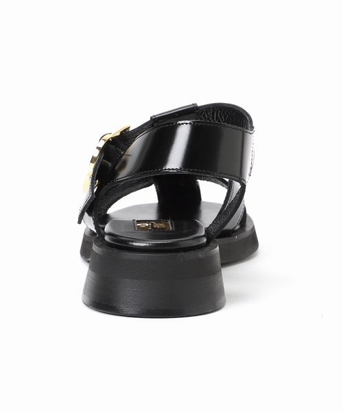 LE TALON（ルタロン）の「GRISEレザーGRバックルグルカサンダル（サンダル・レディース・ブラックミックス/ベージュ・SMALL/MEDIUM/LARGE/X-LARGE）」の15枚目の写真