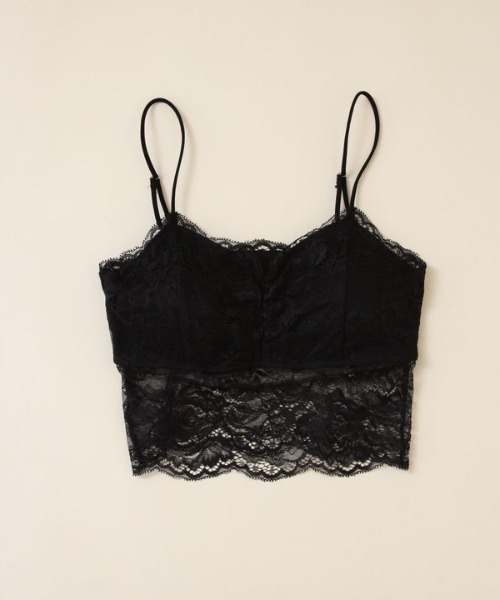 archives（アルシーヴ）の「クロップドレースキャミソール（キャミソール・レディース・グレー/オフホワイト/ブラック・MEDIUM）」の11枚目の写真