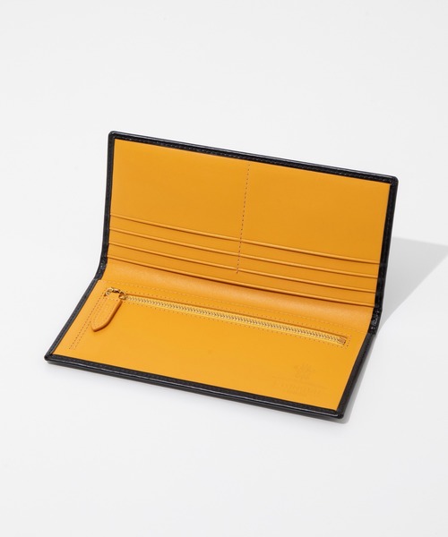ETTINGER(エッティンガー)の「ETTINGER Long Wallet w. Zipped Pocket エッティンガー ブライドルレザー 2つ折り長財布(財布・メンズ・ブラック・FREE)」の4枚目の写真