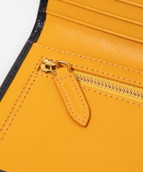 ETTINGER(エッティンガー)の「ETTINGER Long Wallet w. Zipped Pocket エッティンガー ブライドルレザー 2つ折り長財布(財布・メンズ・ブラック・FREE)」の5枚目の写真