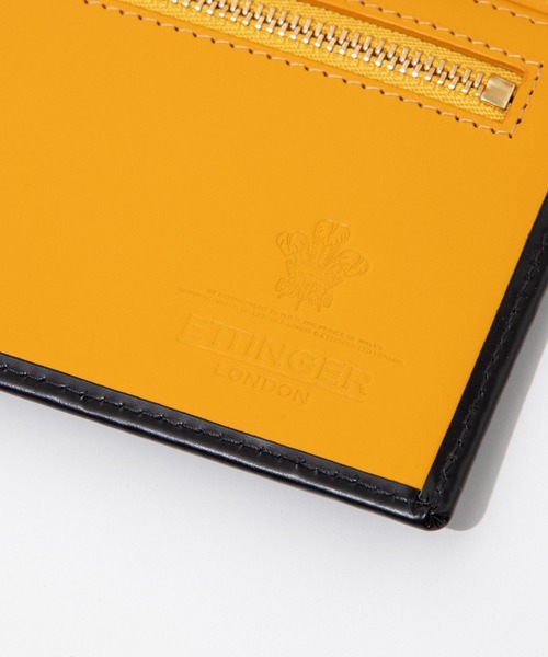 ETTINGER(エッティンガー)の「ETTINGER Long Wallet w. Zipped Pocket エッティンガー ブライドルレザー 2つ折り長財布(財布・メンズ・ブラック・FREE)」の6枚目の写真