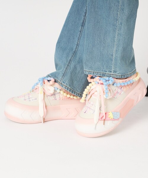 cs T&P(シーエスティーアンドピー)の「ポップなフルーツ王国厚底スニーカー 24SS(スニーカー・レディース・ブルー/パープル系/ピンク系・LL/S/M/L)」の7枚目の写真
