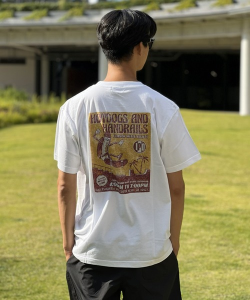 IPD(アイピーディー)の「【IPD】SKATE NIGHTS FLYER SS(Tシャツ/カットソー・メンズ・チャコール/ホワイト・LARGE/MEDIUM/X-LARGE)」の1枚目の写真