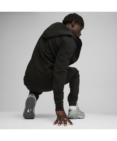 PUMA（プーマ）の「PUMA プーマ メンズ プーマ テック フルジップ フーディ（パーカー・メンズ・ブラック/グレー・MEDIUM/LARGE/SMALL/X-LARGE/XX-LARGE）」の5枚目の写真