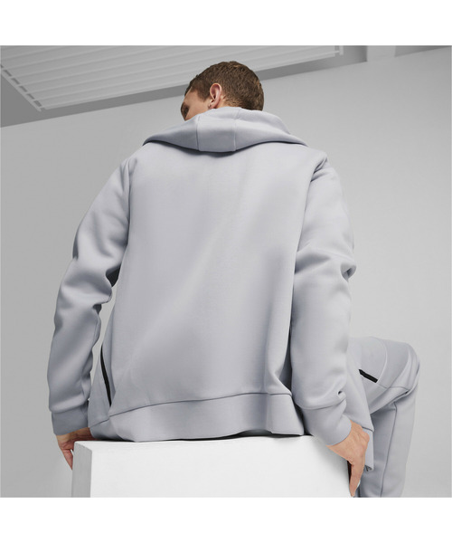 PUMA（プーマ）の「PUMA プーマ メンズ プーマ テック フルジップ フーディ（パーカー・メンズ・ブラック/グレー・MEDIUM/LARGE/SMALL/X-LARGE/XX-LARGE）」の12枚目の写真