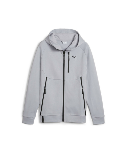 PUMA（プーマ）の「PUMA プーマ メンズ プーマ テック フルジップ フーディ（パーカー・メンズ・ブラック/グレー・MEDIUM/LARGE/SMALL/X-LARGE/XX-LARGE）」の13枚目の写真