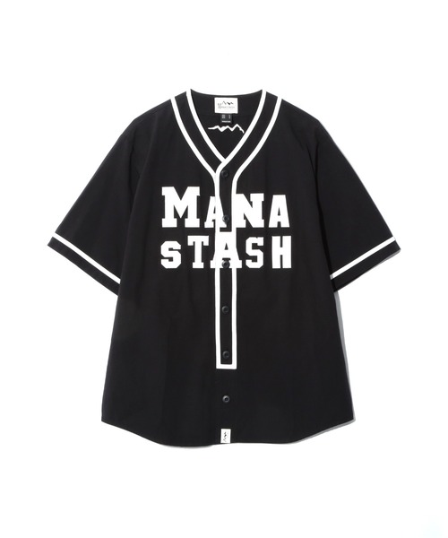 MANASTASH(マナスタッシュ)の「MANASTASH/マナスタッシュ/COLLEGE LOGO BB SHIRT/カレッジロゴベースボールシャツ(シャツ/ブラウス・メンズ・ブラック/グレー・M/L/XL/S)」の18枚目の写真
