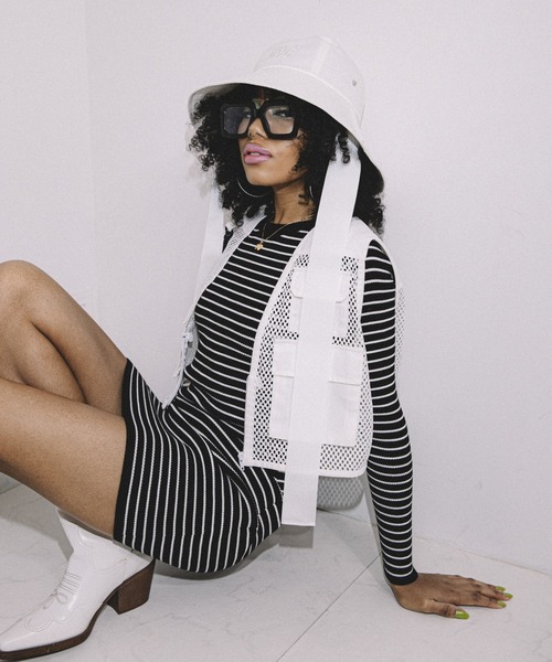 ANNA SUI NYC(アナ スイ エヌ ワイ シー)の「ANNA SUI NYC サハラハット(ハット・レディース・ベージュ/ホワイト/ブラック・FREE)」の8枚目の写真