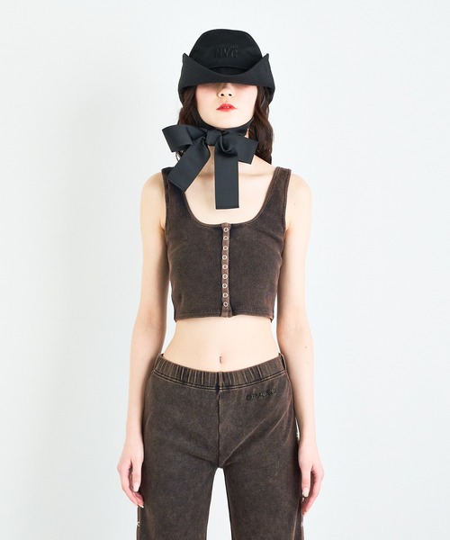 ANNA SUI NYC(アナ スイ エヌ ワイ シー)の「ANNA SUI NYC サハラハット(ハット・レディース・ベージュ/ホワイト/ブラック・FREE)」の17枚目の写真