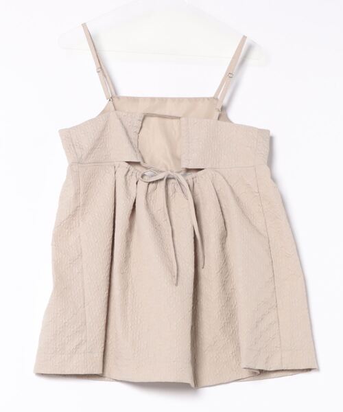 coca（coca）（コカ）の「【WEB限定セール】上品エンボスバックシャンビスチェ（キャミソール・レディース・ライトベージュ/ブラック・M/L）」の17枚目の写真