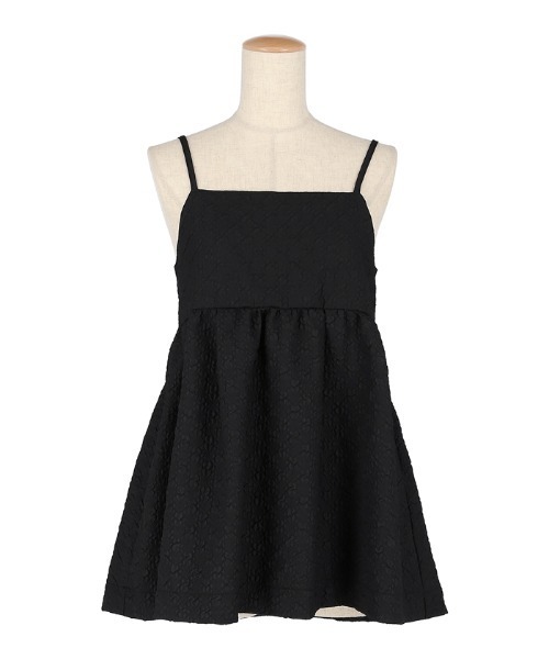 coca（coca）（コカ）の「【WEB限定セール】上品エンボスバックシャンビスチェ（キャミソール・レディース・ライトベージュ/ブラック・M/L）」の16枚目の写真