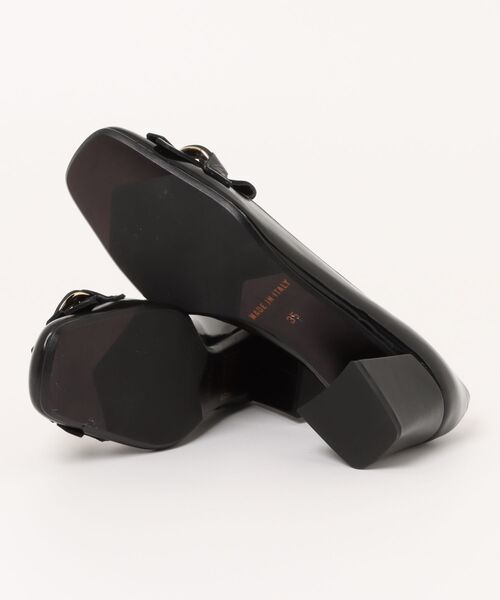 inter-chaussures(インターショシュール)の「【INTER-CHAUSSURES】スクエアトウチェーンキルトパンプス(I41000)(パンプス・レディース・ホワイト/ブラック系その他・37/38/35)」の5枚目の写真