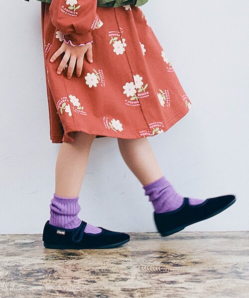 p.premier（ピードットプルミエ）の「イロチ買いしたいカラーリブソックス（ソックス/靴下・キッズ・グリーン/ピンク/オレンジ/イエロー/レッド/ブルー/ダークグリーン/オフホワイト/ローズ/サックスブルー/ベージュ/ダークブラウン/ラベンダー/ブラック/エメラルド/グレー/レモンイエロー・15 /18/21/24）」の12枚目の写真