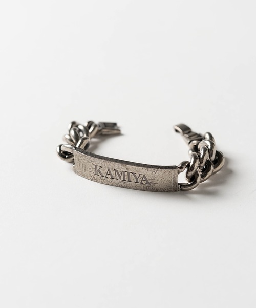 日本製✩新品✩48万✩BALMAIN✩フード✩カシミア100✩厚手ハイグレード KAMIYA（カミヤ）の「KAMIYA ID Bracelet（ブレスレット）」 - WEAR