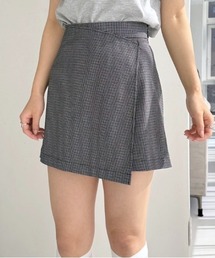 Heather | アシメチェックスカパン　111338(その他パンツ)