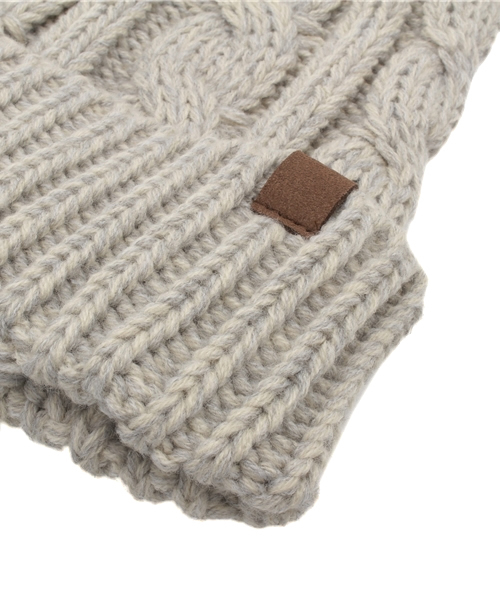 salut!（サリュ!）の「ｹｰﾌﾞﾙﾐｯｸｽﾆｯﾄ帽（ニットキャップ/ビーニー・レディース・ベージュ/グレー/ライトグレー/ネイビー・FREE）」の9枚目の写真