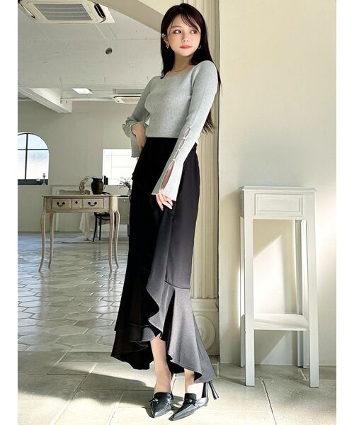 RESEXXY（リゼクシー）の「Tストラップポインテッドミュール（パンプス・レディース・アイボリー/ピンク/ブラック・MEDIUM/SMALL/LARGE）」の9枚目の写真