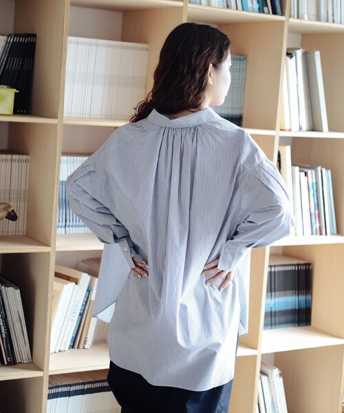 A17416 美品 s'yte 18ss バイカラーコットンブロードシャツ3 SHIRTS(シャツ)｜YOHJI YAMAMOTOのレディースファッション｜【公式通販