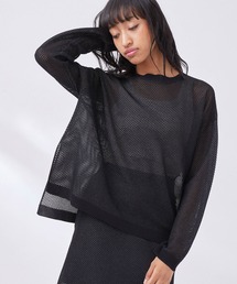 NERGY（ナージー）の「【リバーシブル】ラメニットトップス（Tシャツ/カットソー・レディース）」