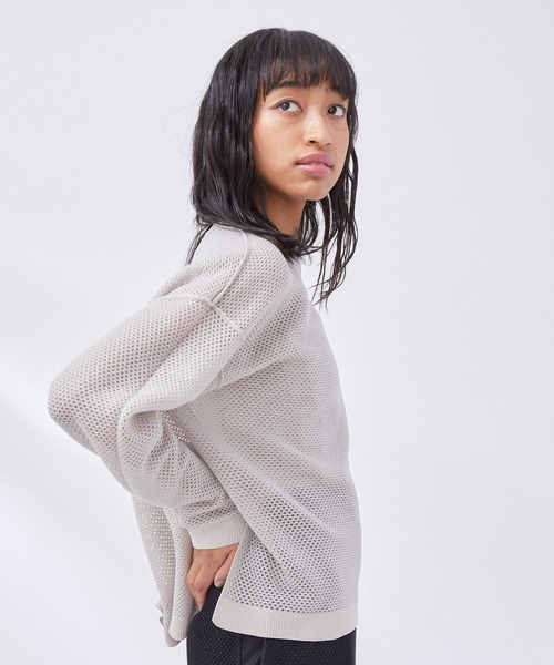 NERGY（ナージー）の「【リバーシブル】ラメニットトップス（Tシャツ/カットソー・レディース・シルバー/ブラック・FREE）」の11枚目の写真