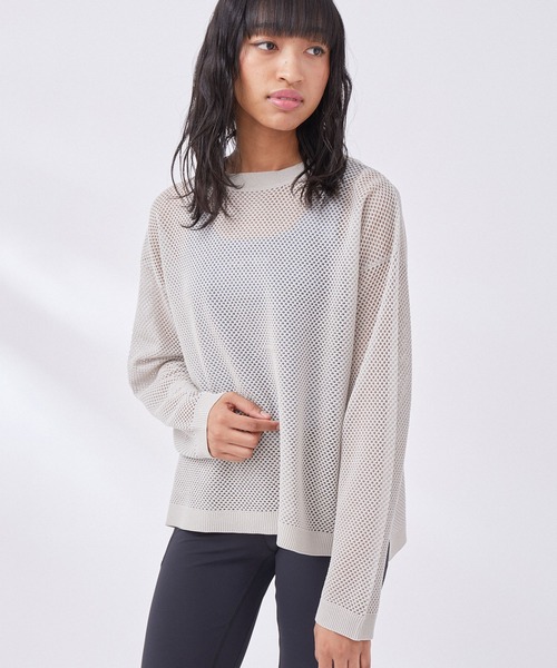 NERGY（ナージー）の「【リバーシブル】ラメニットトップス（Tシャツ/カットソー・レディース・シルバー/ブラック・FREE）」の12枚目の写真