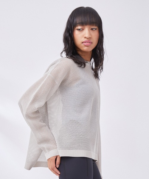 NERGY（ナージー）の「【リバーシブル】ラメニットトップス（Tシャツ/カットソー・レディース・シルバー/ブラック・FREE）」の14枚目の写真