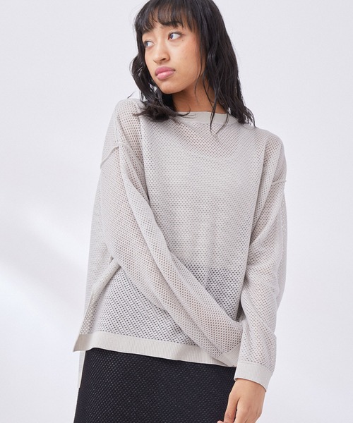 NERGY（ナージー）の「【リバーシブル】ラメニットトップス（Tシャツ/カットソー・レディース・シルバー/ブラック・FREE）」の15枚目の写真