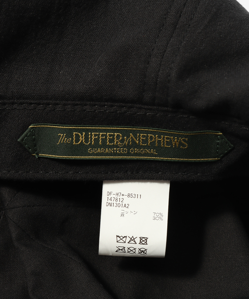 The DUFFER of ST.GEORGE（ザダファーオブセントジョージ）の「【The DUFFER N NEPHEWS】GIRVAN ベイカーハット（キャスケット・メンズ・ブラック・FREE）」の9枚目の写真