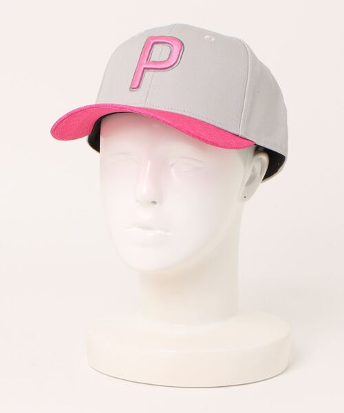 PUMA（プーマ）の「PUMA プーマ メンズ ゴルフ ブリム グラフィック Pロゴ キャップ（キャップ・メンズ・ホワイト/アッシュ/ブラック・フリー）」の10枚目の写真