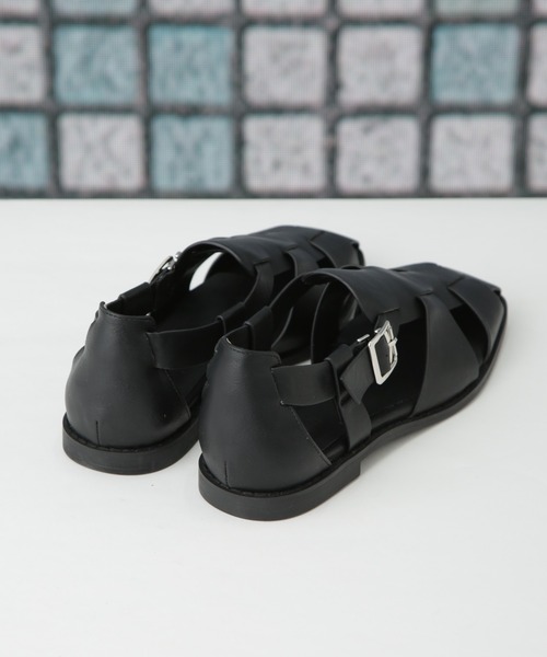 NANO universe(ナノユニバース)の「グルカサンダル(サンダル・レディース・ブラック/ホワイト・36/37/38)」の5枚目の写真