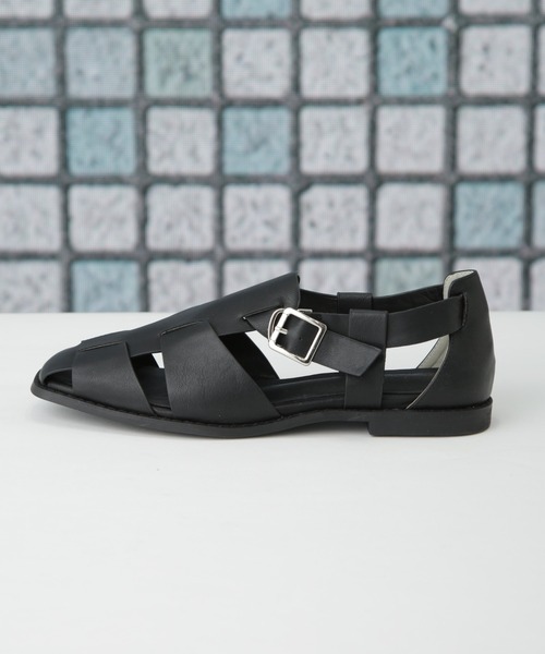 NANO universe(ナノユニバース)の「グルカサンダル(サンダル・レディース・ブラック/ホワイト・36/37/38)」の6枚目の写真