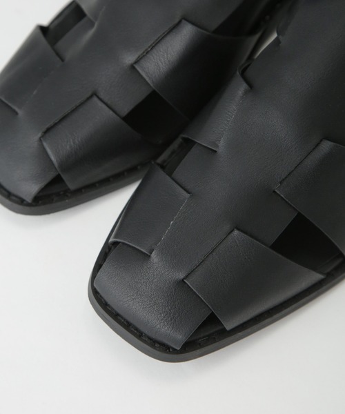 NANO universe(ナノユニバース)の「グルカサンダル(サンダル・レディース・ブラック/ホワイト・36/37/38)」の9枚目の写真