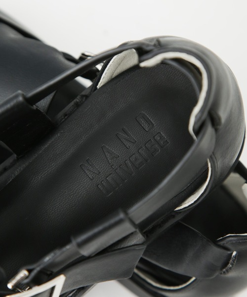 NANO universe(ナノユニバース)の「グルカサンダル(サンダル・レディース・ブラック/ホワイト・36/37/38)」の11枚目の写真