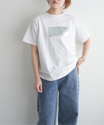 notch. | コットン100% 箔プリントTシャツ(Tシャツ/カットソー)