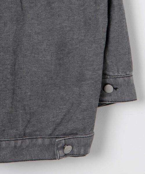 Figments(フィグメンツ)の「デニムフリンジ切り替えジャケット(デニムジャケット・レディース・ブラック・FREE)」の22枚目の写真