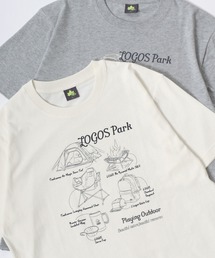LOGOS（ロゴス）の「LOGOS/ロゴス キャンプギア フロント バックプリント半袖Ｔシャツ レディース メンズ（Tシャツ/カットソー・メンズ）」