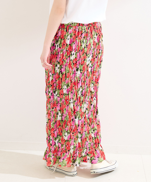 B.C STOCK(ベーセーストック)の「《追加》【Gleamy/グリーミー】フラワープリントスカート3(スカート・レディース・レッド・FREE)」の19枚目の写真