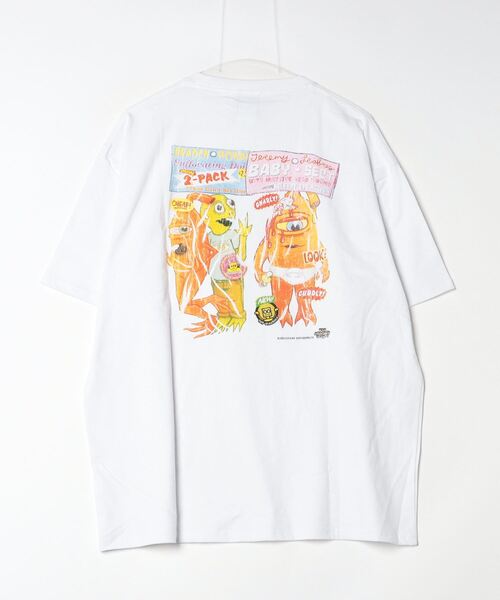 TOY　MACHINE（トイ　マシーン）の「【ムラサキスポーツ限定】TOY MACHINE/トイマシーン メンズ 半袖 Tシャツ バックプリント MTMSEST12（Tシャツ/カットソー・メンズ・ホワイト/ブラック・XL/L/M）」の3枚目の写真