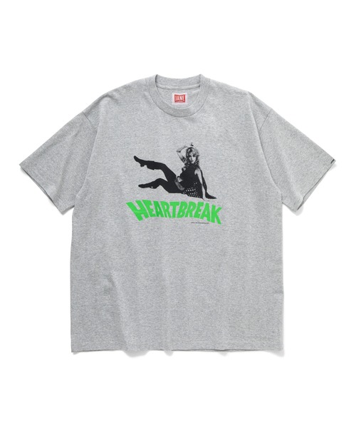 JANE & THE HEARTBREAKERS(ジェーンアンドザハートブレイカーズ)の「S/S PRINTED T-SHIRT "VARICK"(Tシャツ/カットソー・メンズ・グレー/ホワイト・L/S/XS/XL)」の2枚目の写真