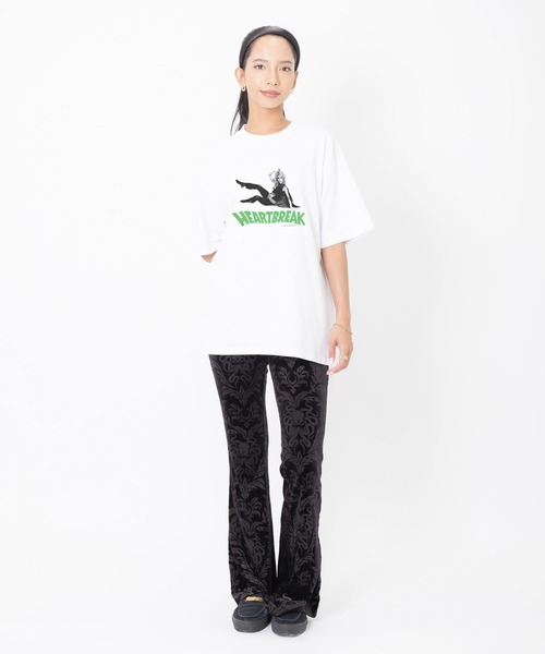 JANE & THE HEARTBREAKERS(ジェーンアンドザハートブレイカーズ)の「S/S PRINTED T-SHIRT "VARICK"(Tシャツ/カットソー・メンズ・グレー/ホワイト・L/S/XS/XL)」の7枚目の写真