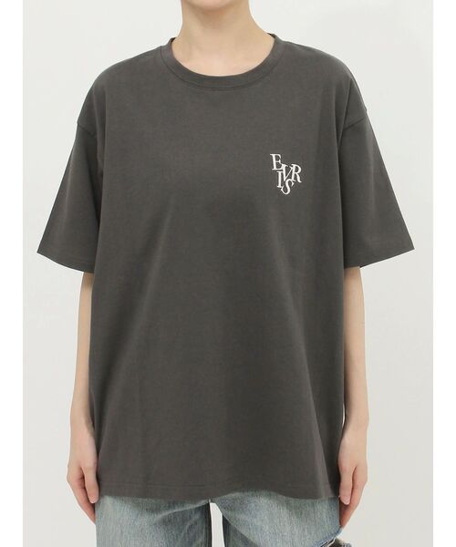 EVRIS(エヴリス)の「【WEB限定】ワンポイントベーシックTシャツ(Tシャツ/カットソー・レディース・ホワイト/ブラック/ブルー/グリーン/ピンク・FREE)」の19枚目の写真